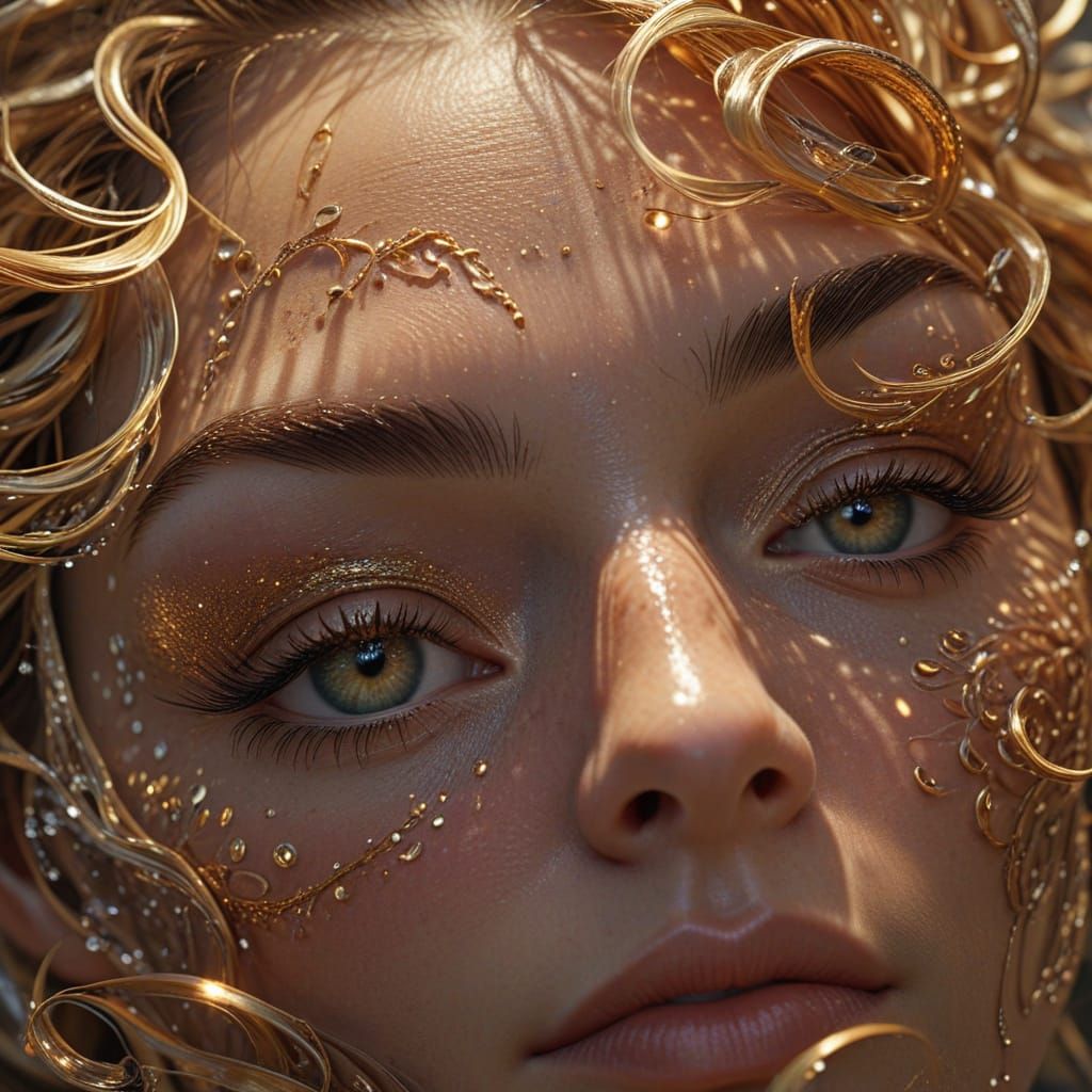 Hyperrealistic Portrait in Chiaroscuro