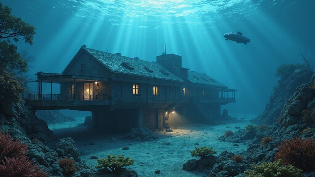 Underwater Mansion and Lair off Los Santos Coast