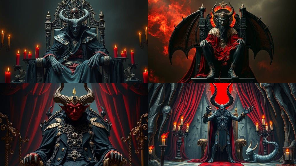 Surreal Portrait of a Powerful Demon Lord