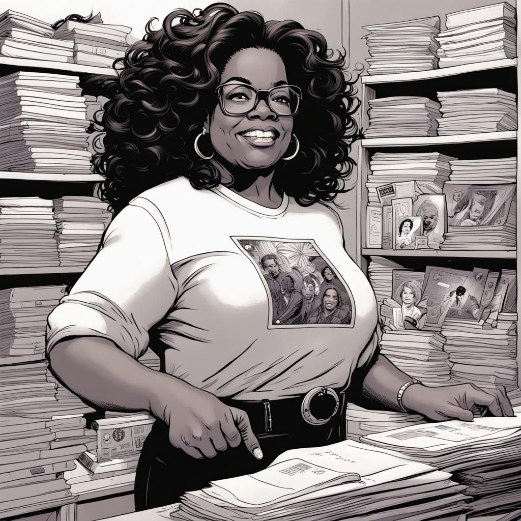 Oprah Winfrey Comic Book Art