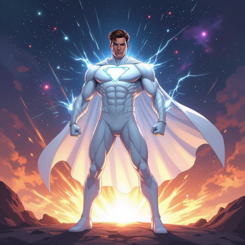 Metroman Cosmic: Ultra Detailed Superhero Design