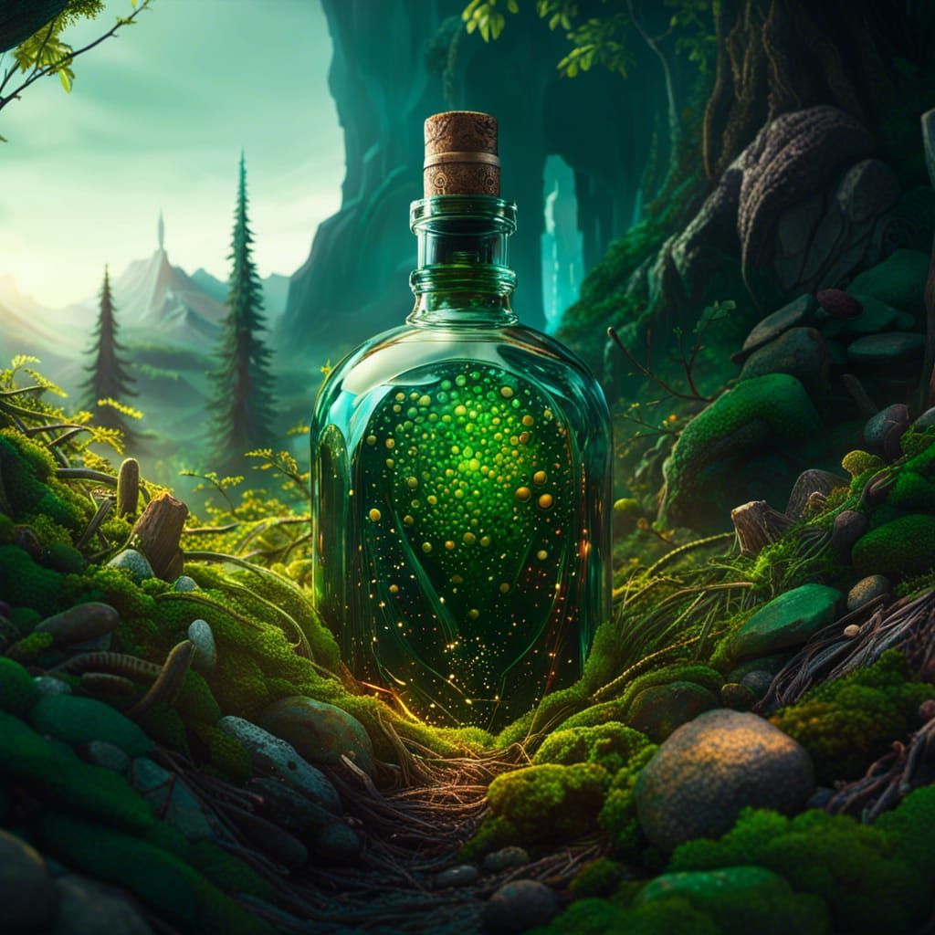 Zen Green Bottle