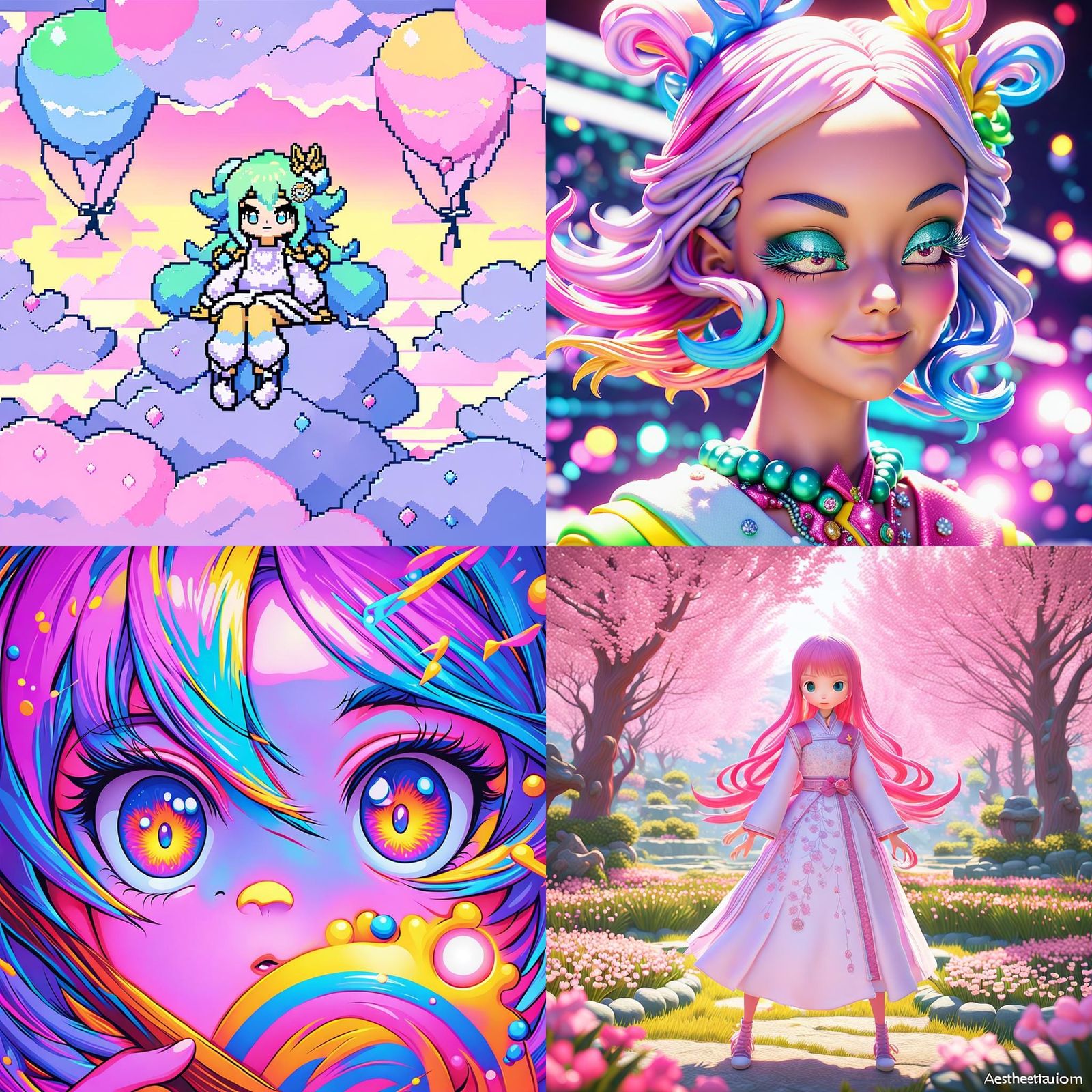 Detailed 3D Anime Concept Art in 8K