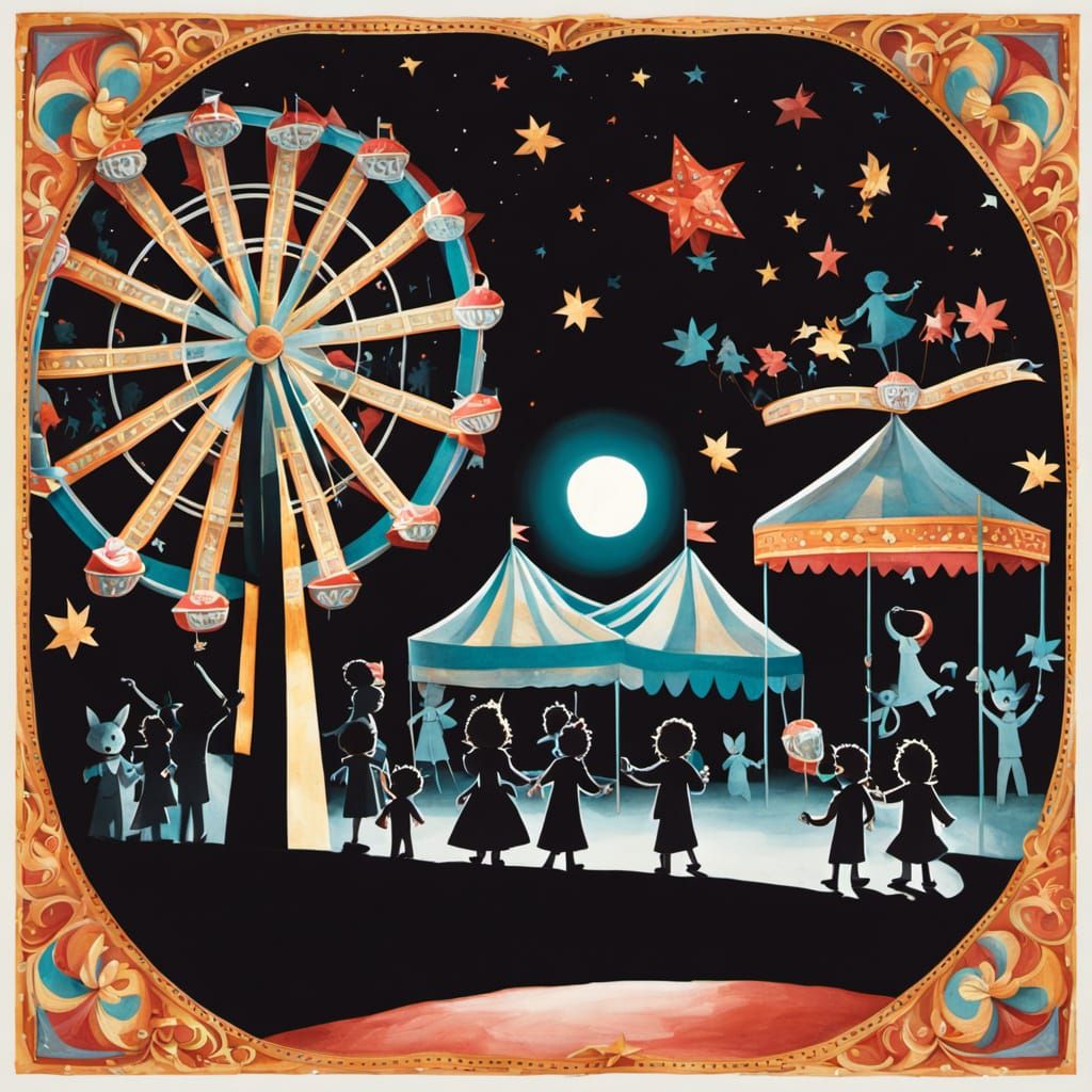 Surreal Carnival Shadow Play