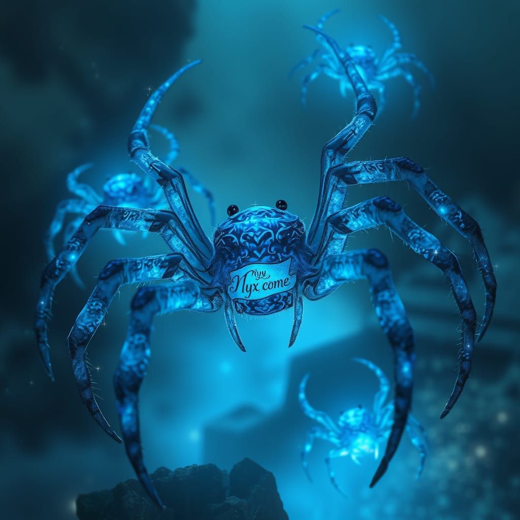 Celestial Spiders Emerge from the Veil