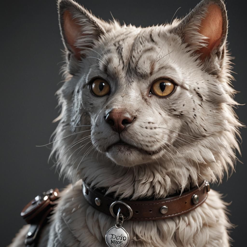 Half a cat, half a dog