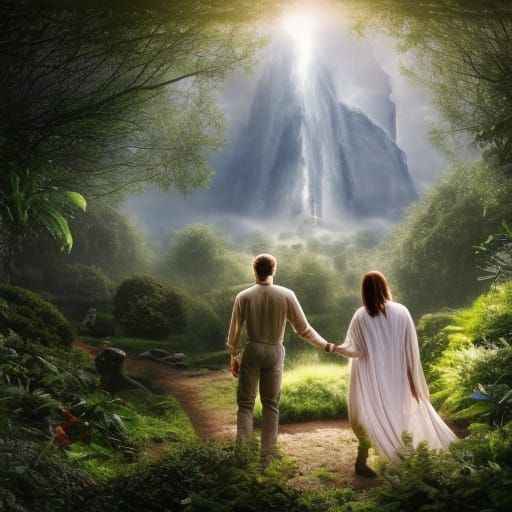 Adam and Eve in the Garden of Eden