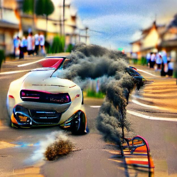 AI Generated Burnout Image