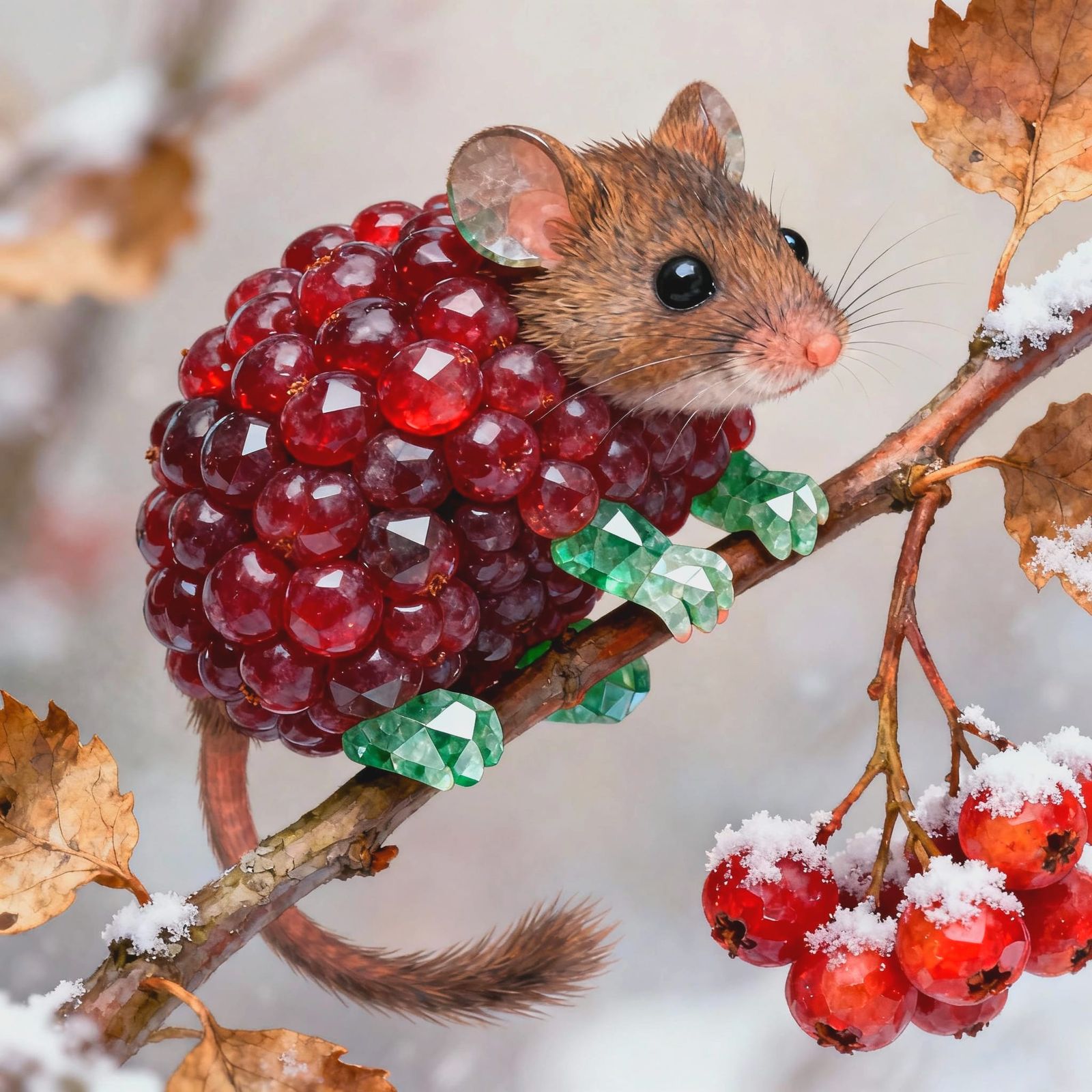 Dormouse - Dewberries - Demantoid