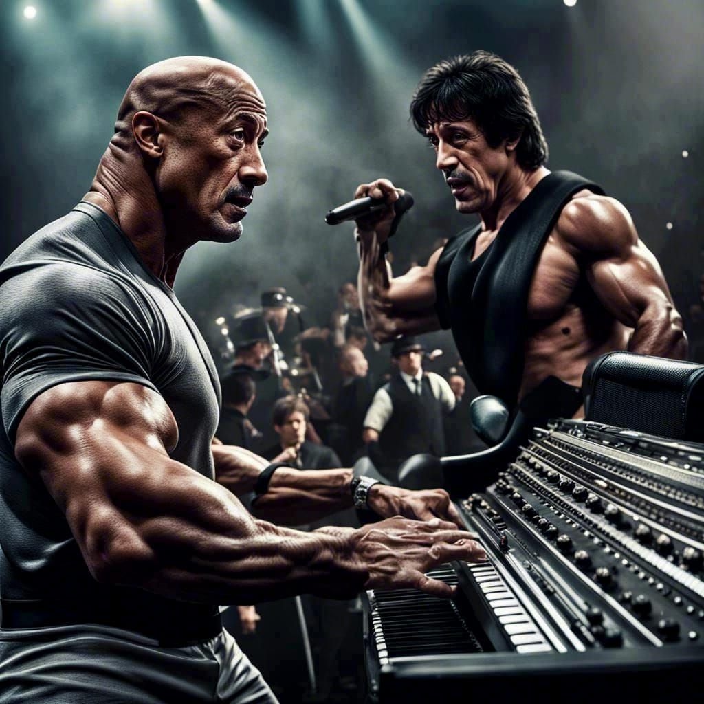 Sylvester Stallone Rocks Out with a Band