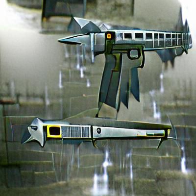 Mac-10 Submachine Gun with Bayonet