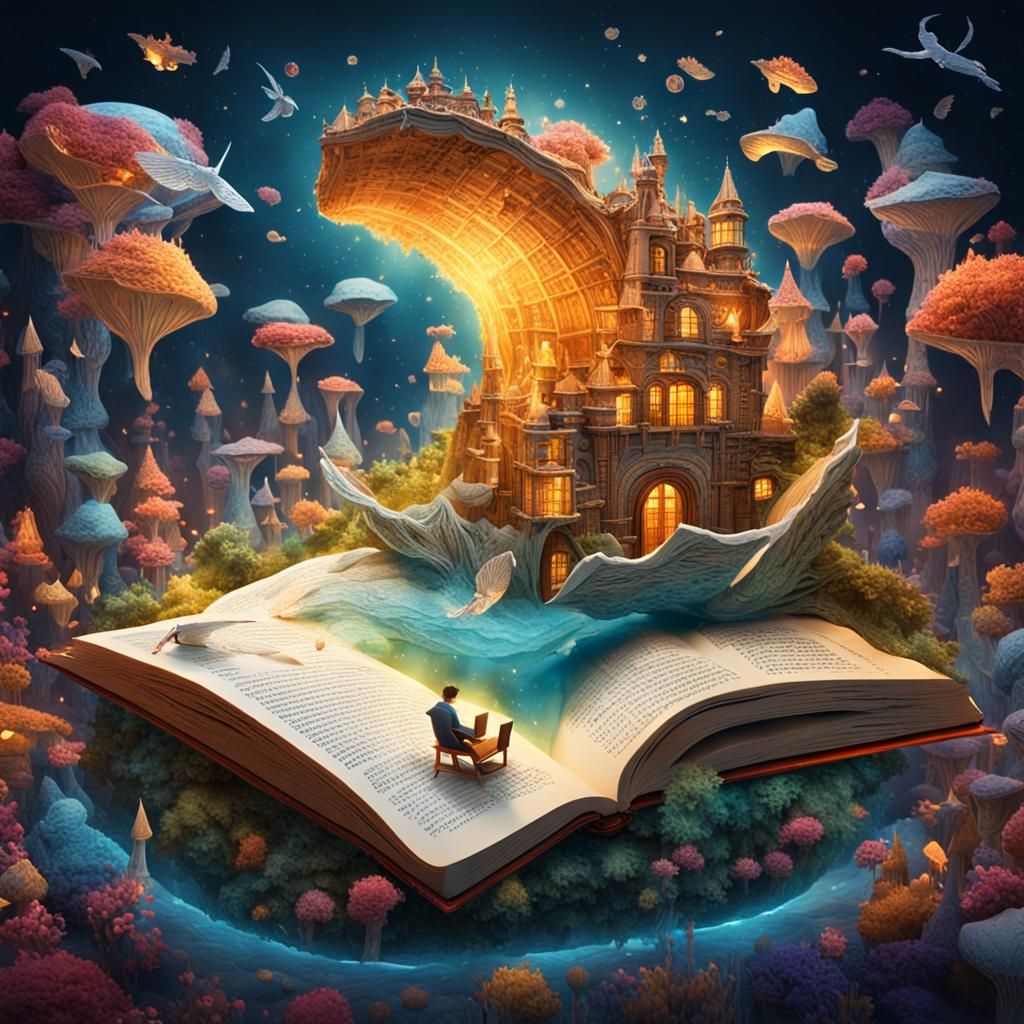 Magical Creature Emerges from Storybook in 3D