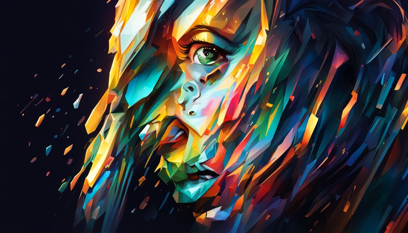 Hyperrealistic Portrait with Dramatic Lighting