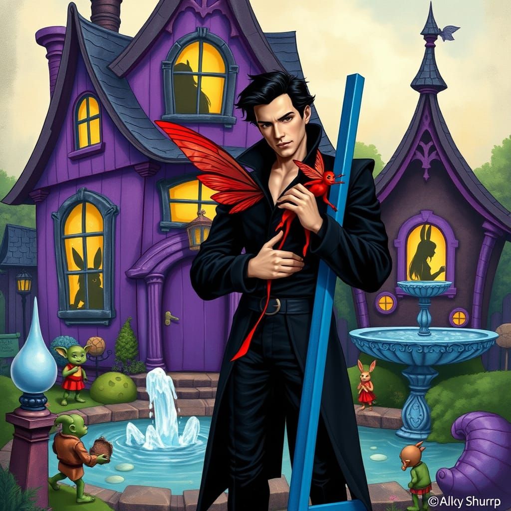 Magical Man and Fairy by Purple House