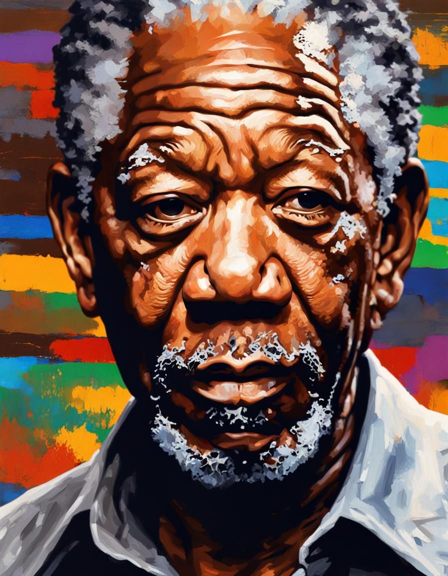 Morgan Freeman in Shawshank, One Piece Style