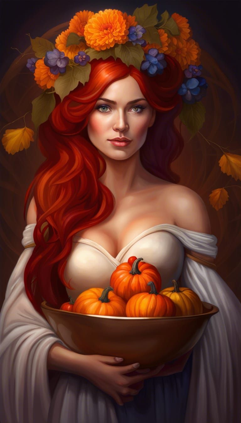 Spring Flowers, Snow White Dress, Autumn Fruit, Hair Dipped ...