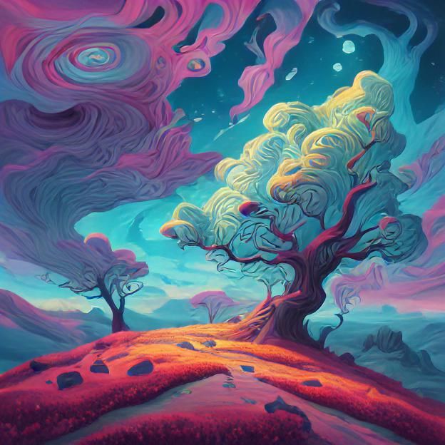 AI-Generated Doodle of a Bizarro Land