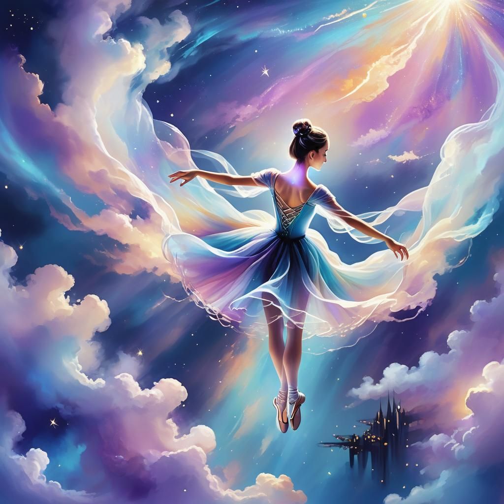 Ethereal Lumine Ballet in Celestial Harmony