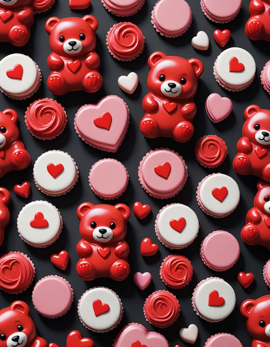 Sweet Valentine's Day in a Candy-Land Fantasy
