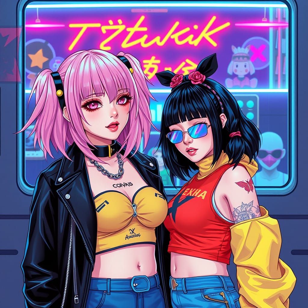 Kawaiipunk, glamourpunk, cyberpunk, Mandy Jurgens, Ayami Koj...