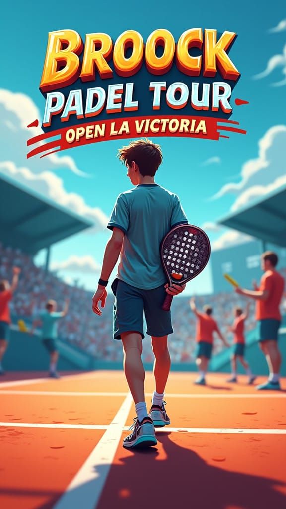 Padel Tournament Champion Stepping into Action