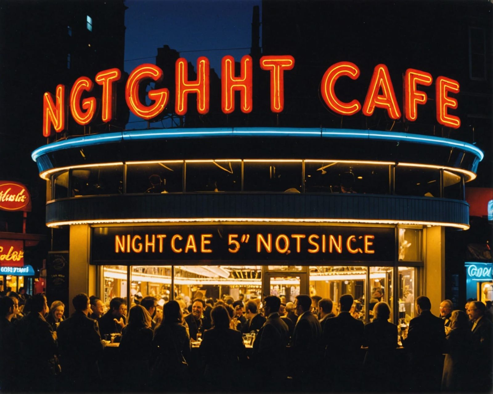 "555" Night Cafe