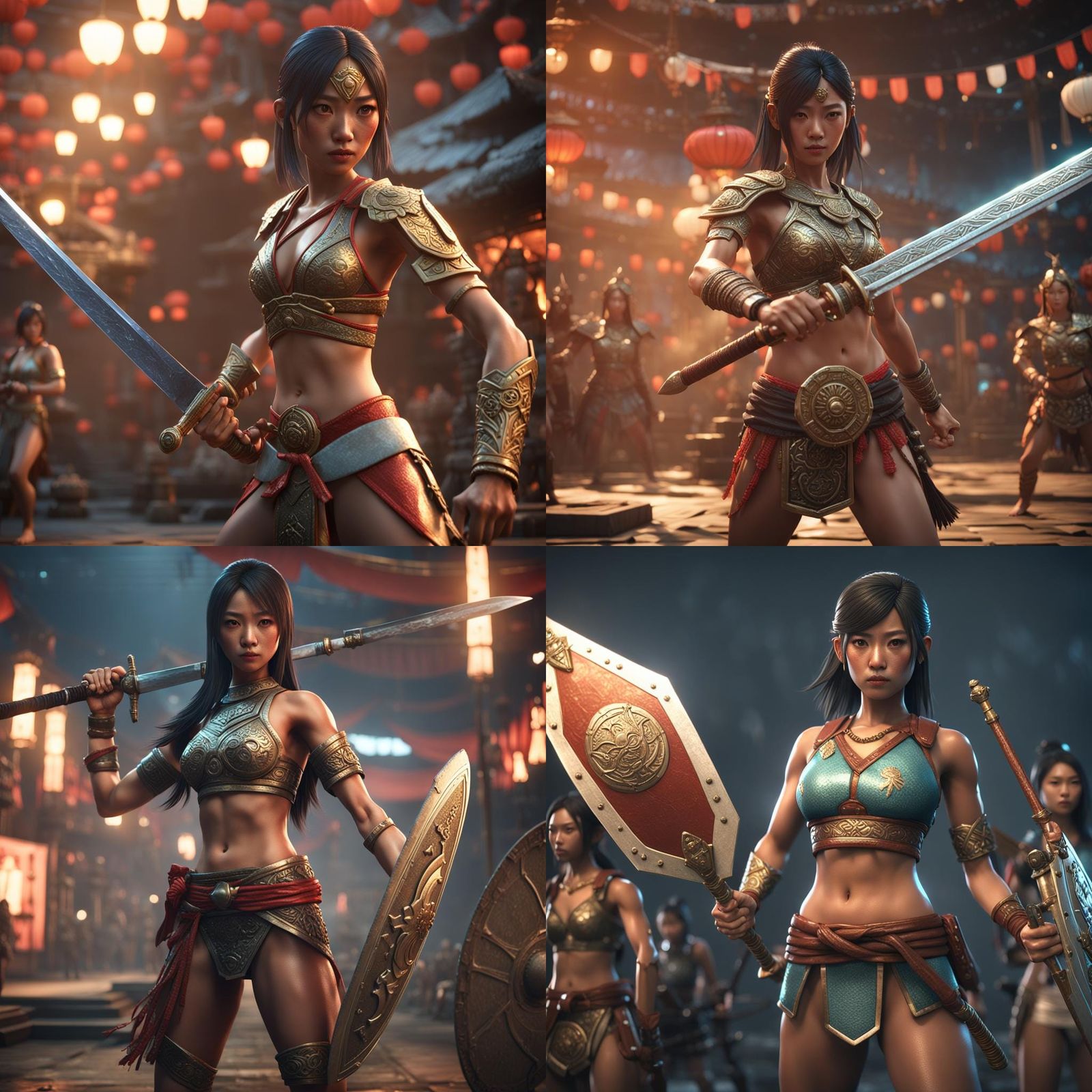 Bikini Warriors: A 3D Game Cinematic