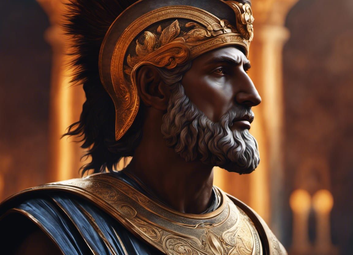 Ancient Greek Man Portrait in Unreal Engine