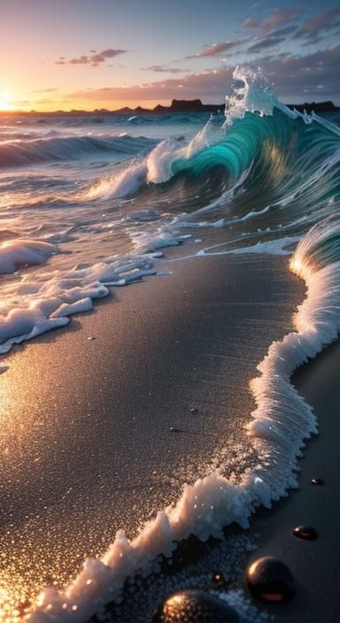 At the beach