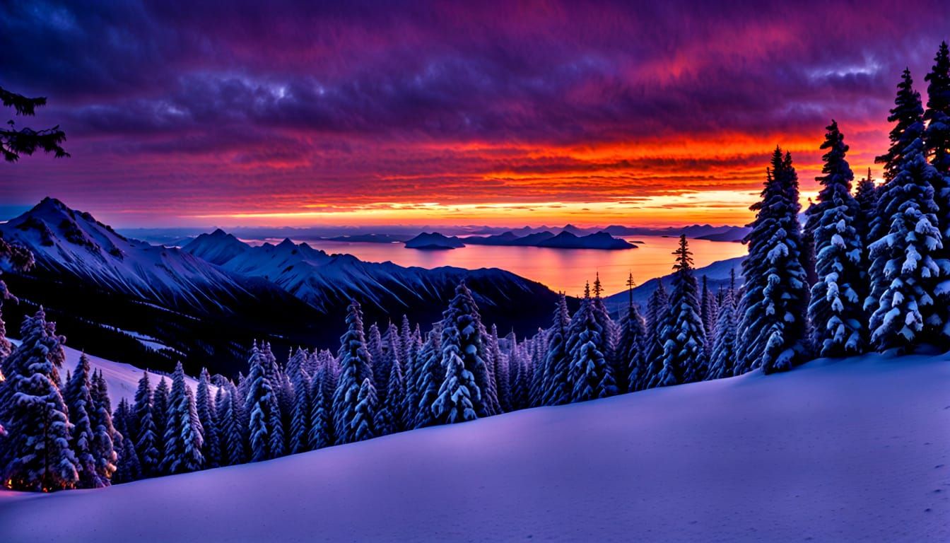 Twilight Time in Dreamy Pastel Colors