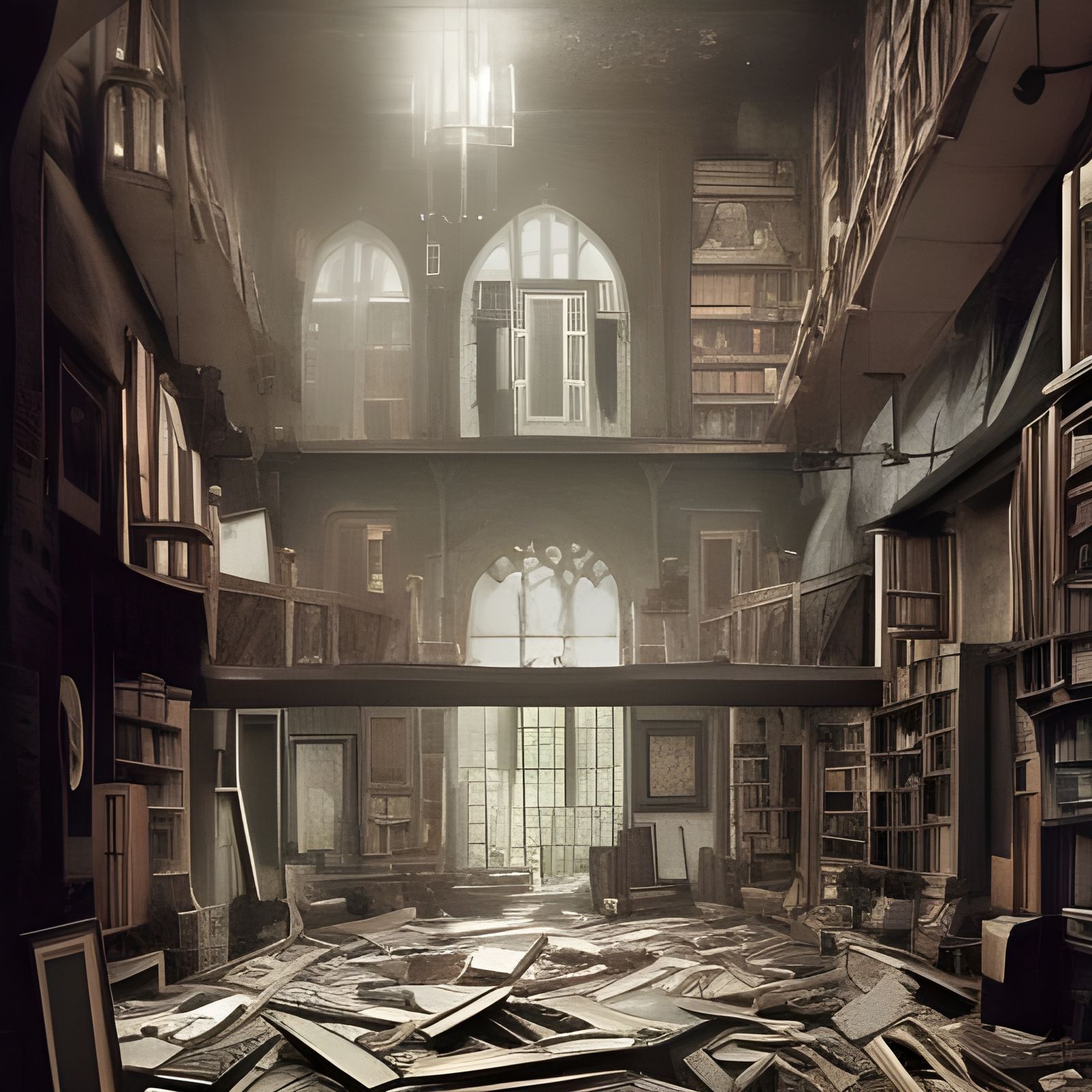 Abandoned Boys' Home: A Cinematic Digital Painting