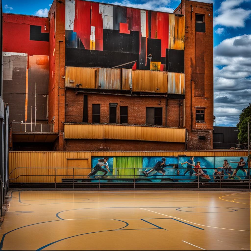 Skating Rink Transition in Australian Tonalism