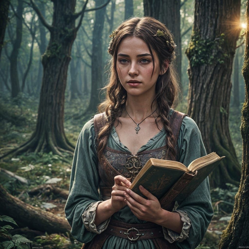 Medieval Fantasy Character Backstory in Detailed Matte Paint...