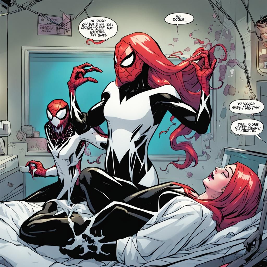 Spider Gwen Giving Birth to She Venom