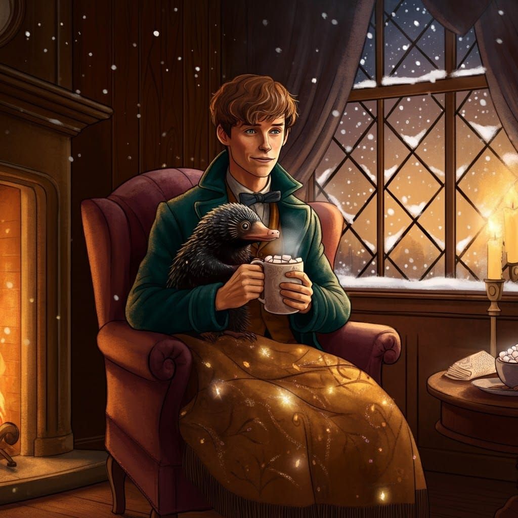 Hot Chocolate: Newt and Niffler