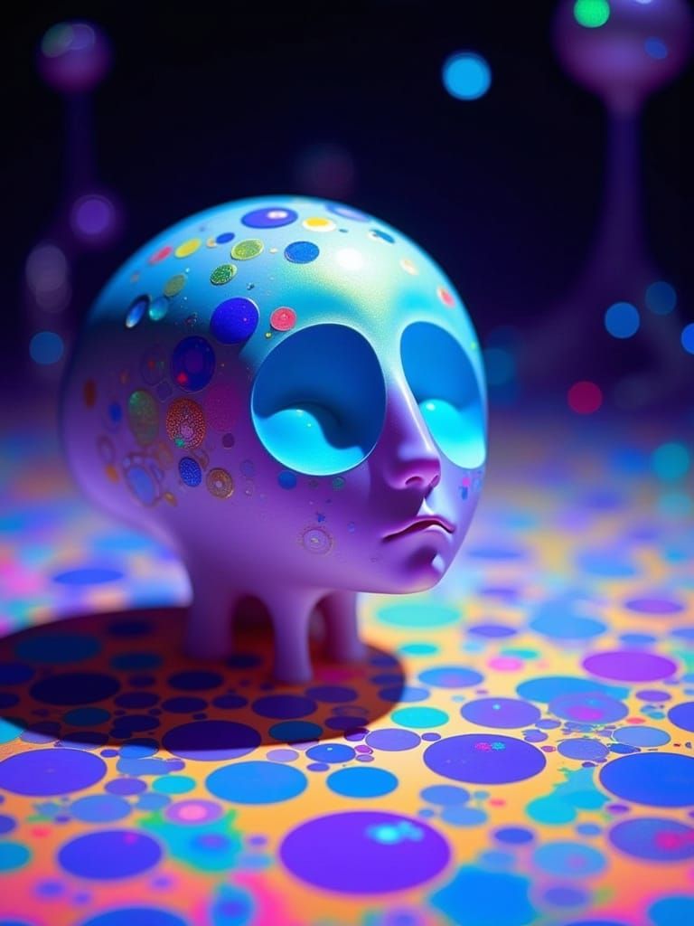 Surreal World Illusions in Analog 3D Art Nouveau Style