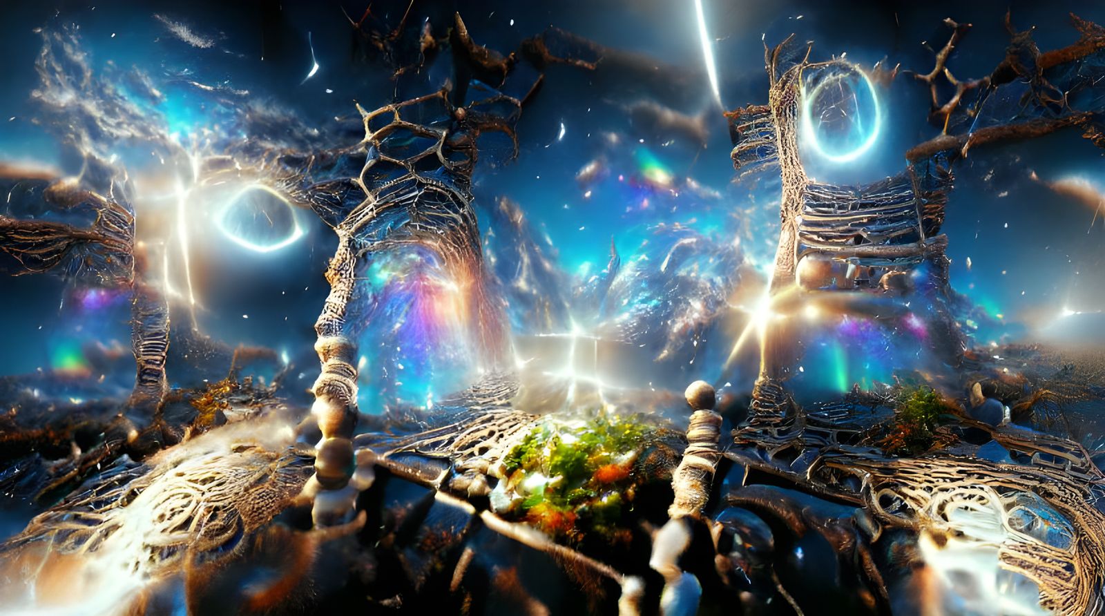 Astral Transcendence: Reflective Architecture in a Galaxy
