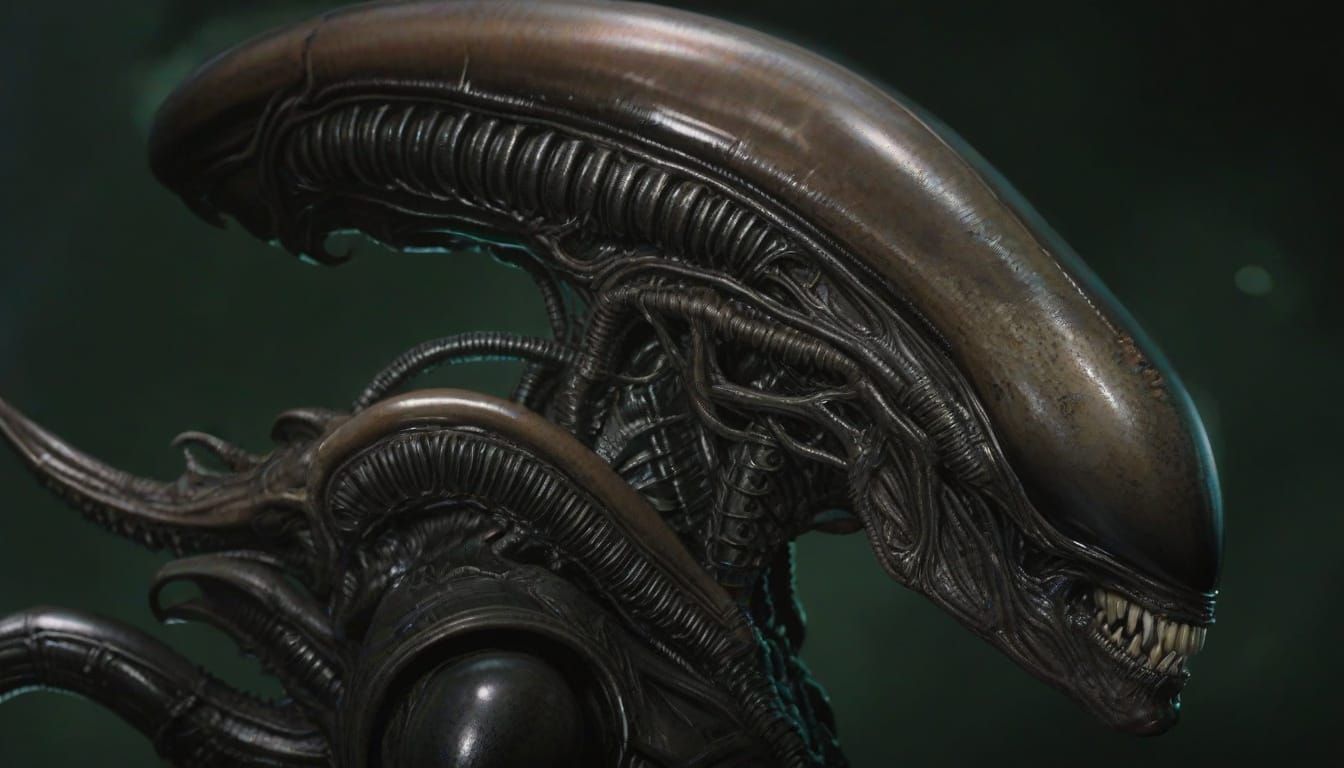 Xenomorph Profile Portrait from Alien