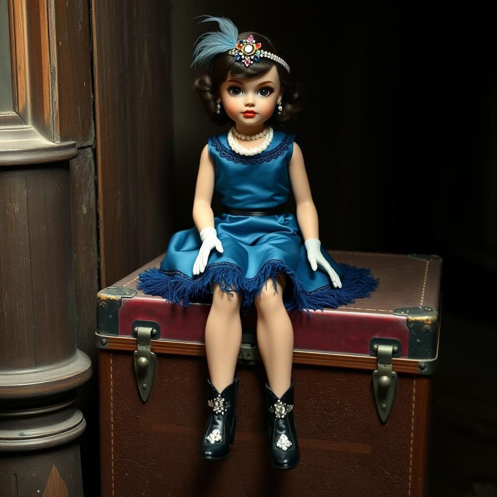 Flapper Doll Rediscovered in Attic, Sinister Art