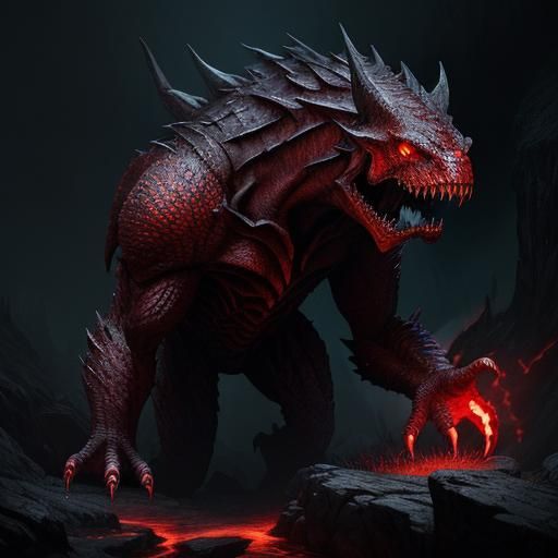 Roaring Gravios Variant in a Misty Cave