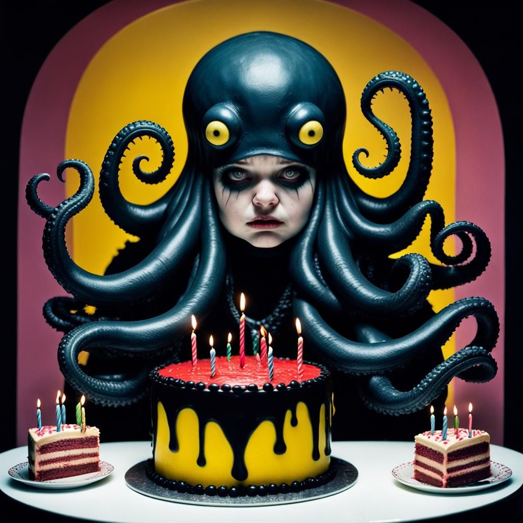 Goth Girl Hates Her Birthday Cake