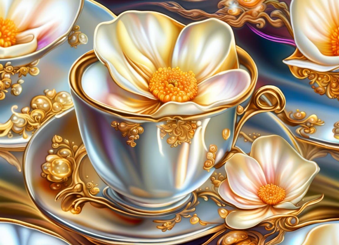 Golden Fantasy Blooms in Imperial Splendor