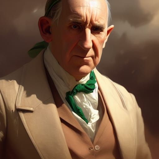 Pirate Tolkien: Hyperdetailed Portrait Art