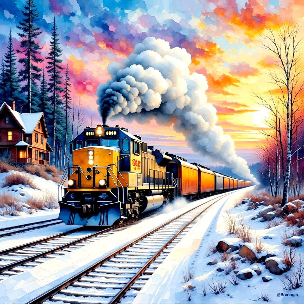 Vibrant Mosaic of Georgia's Seasonal Transition