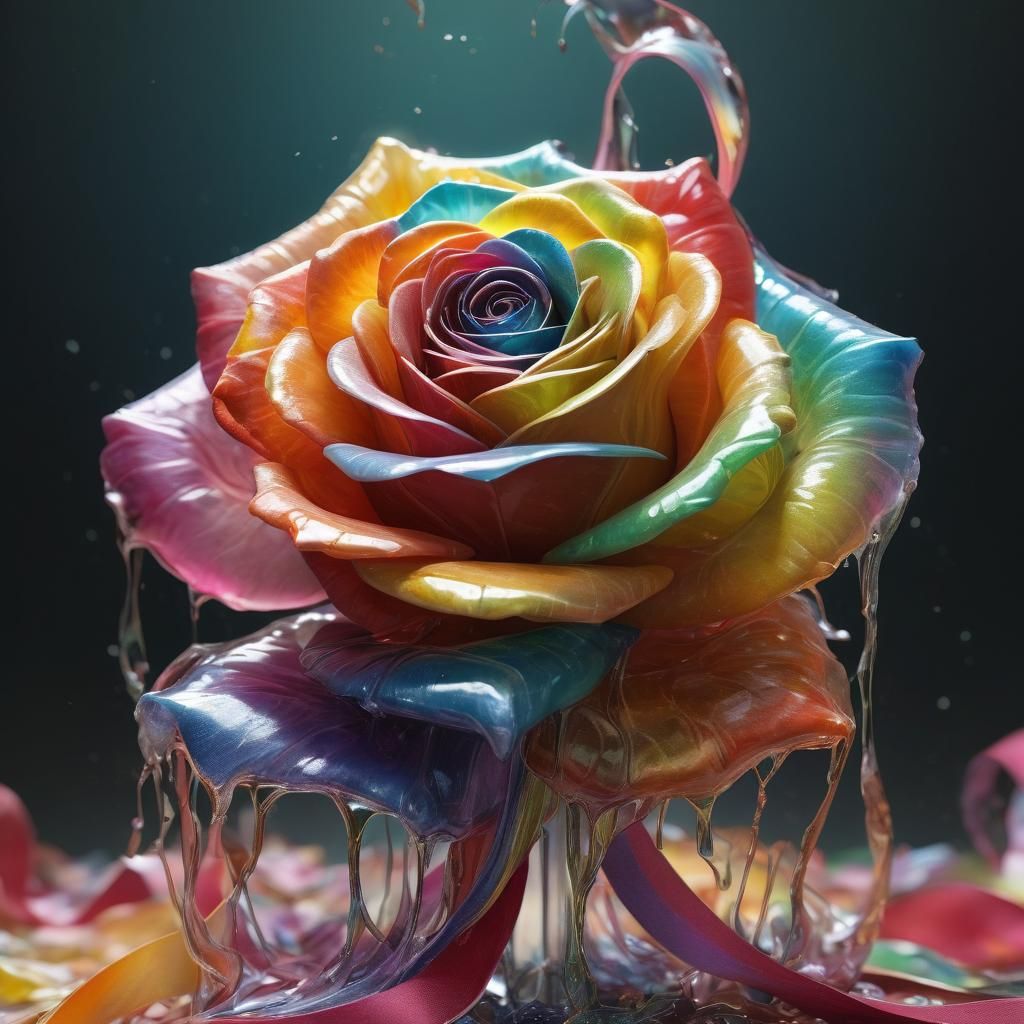 Jelly Rose Sculpture