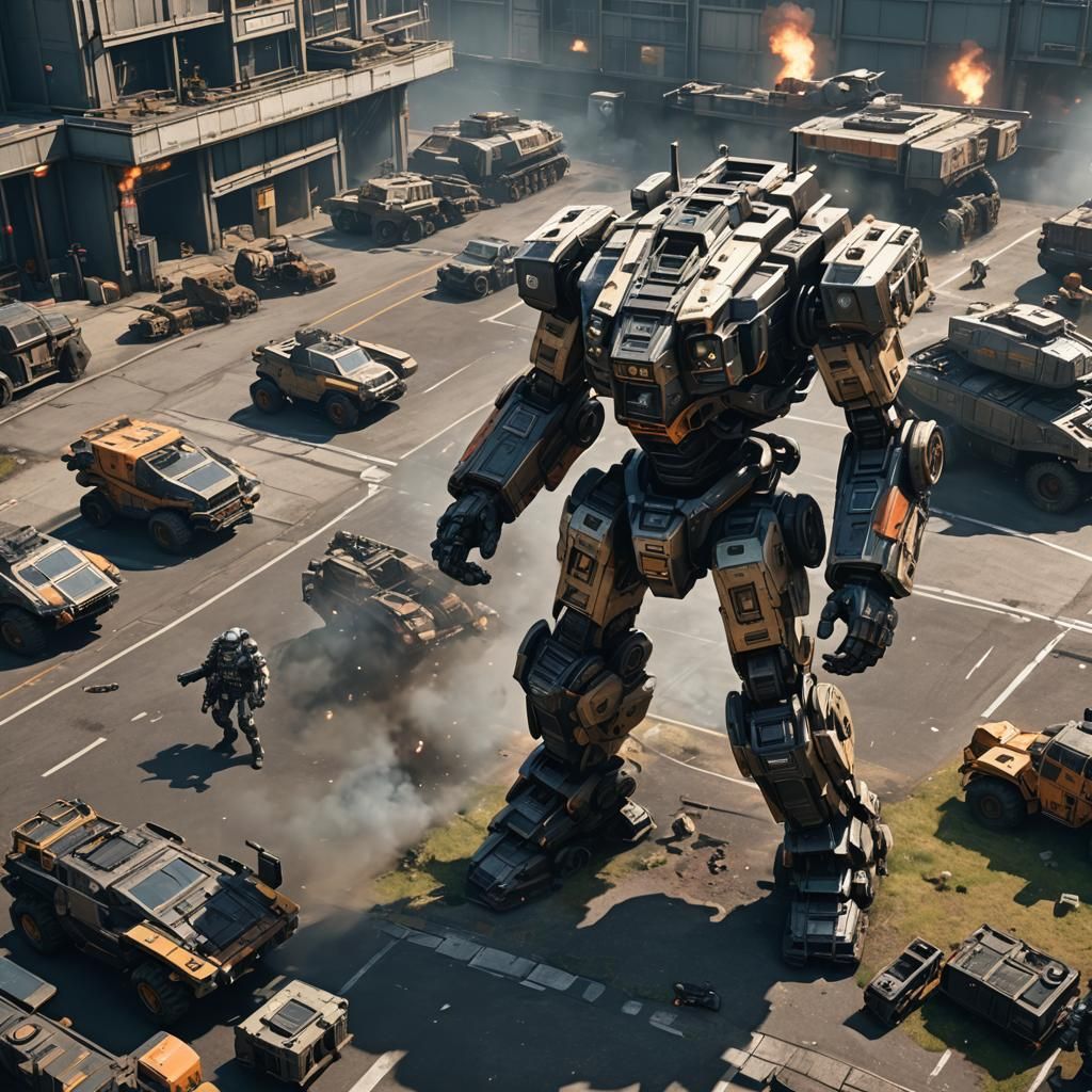 Futuristic Armored Vehicle Hybrid Rendered in Unreal Engine ...