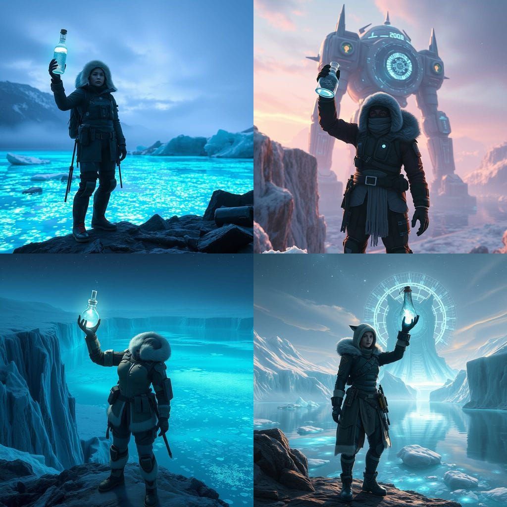 Memory Weaver at Bioluminescent Heart Lake