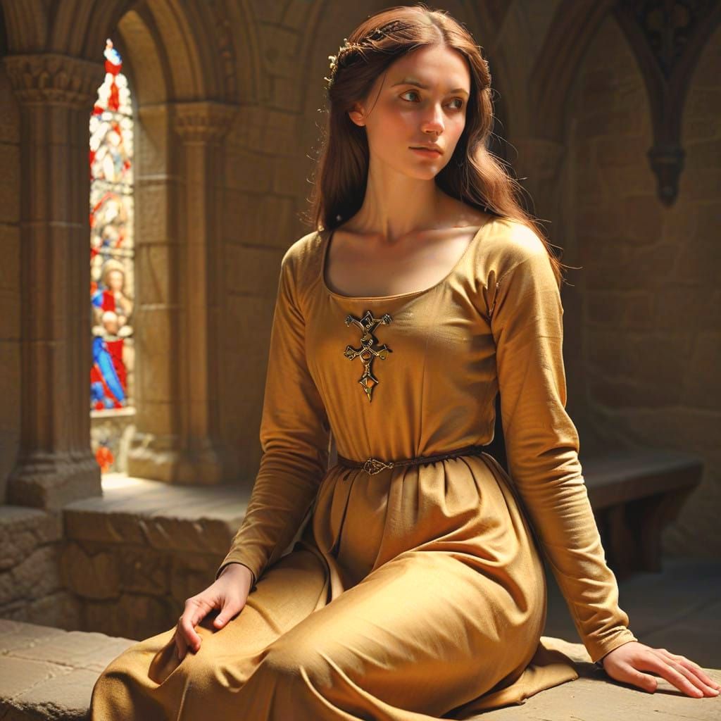 Monastic Contemplation in Medieval Style