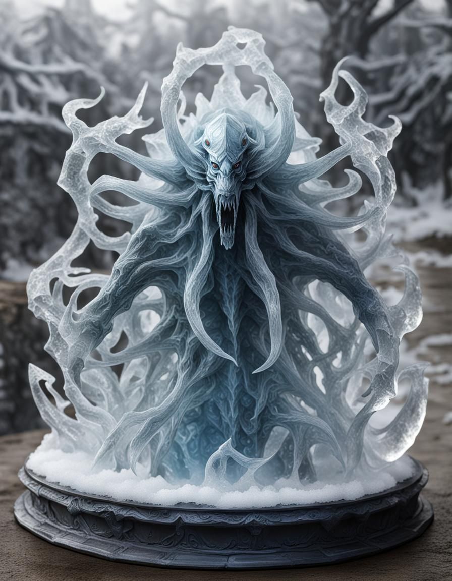 Ice Sculpted Eldritch Horror Nightmare