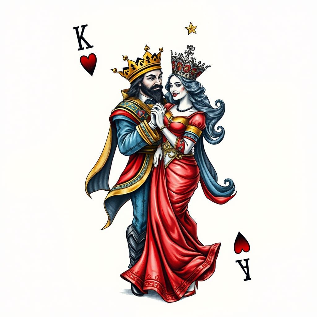 King and Queen Dance in Space with Guilty Pleasure